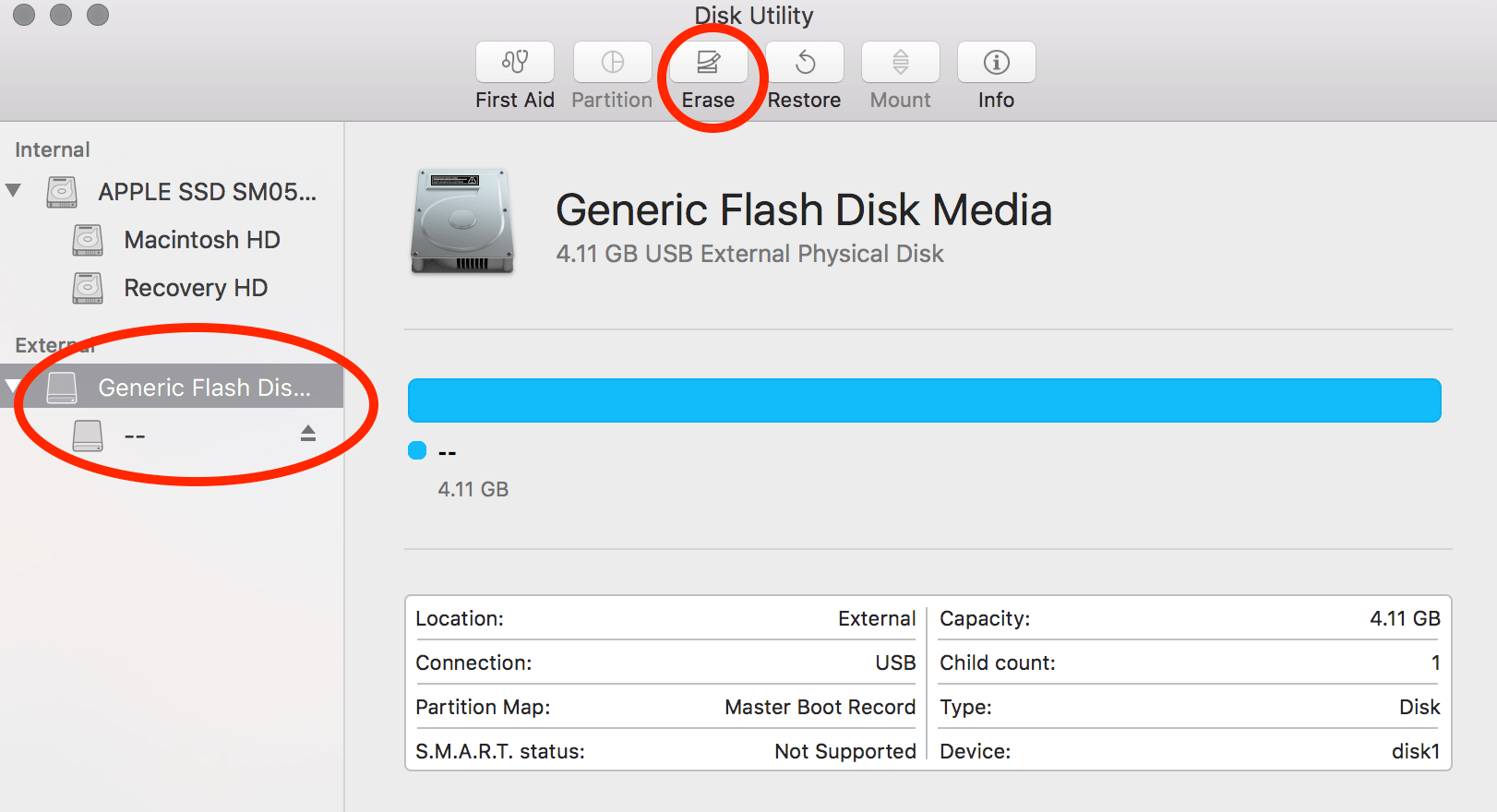 preparing usb drive for mac iso file